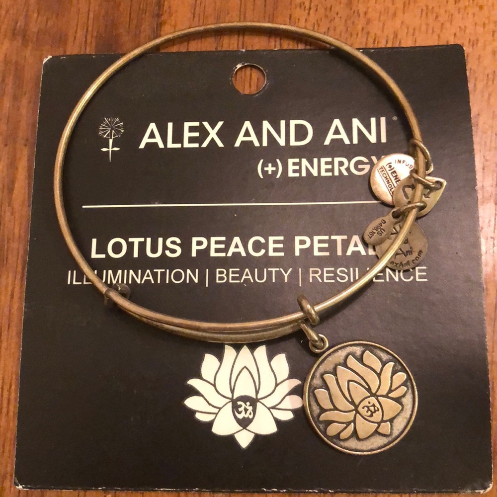 Alex and Ani Lotus Peace Petals bracelet